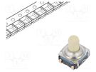 Microswitch TACT; SPST-NO; Pos: 2; 0.05A/32VDC; SMT; none; 7.7mm C&K
