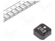 Inductor: ferrite; SMD; 2.2uH; 2.19A; 54mΩ; ±30%; VLCF TDK