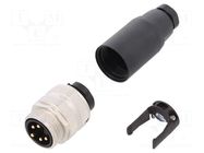 Connector: 7/8"; plug; male; PIN: 5; straight; 250V; IP67; for cable MURRELEKTRONIK