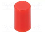 Button; 15.4mm; red C&K