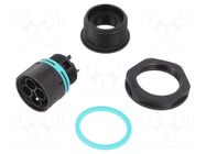 Connector: AC supply; screw terminal; male; TH387; 17.5A; 450V TECHNO