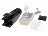 Connector: RJ45; plug; PIN: 8; shielded; 8p8c; for cable BEL FUSE
