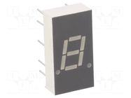 Display: LED; 7-segment; 7.8mm; 0.3"; No.char: 1; yellow-green LUCKYLIGHT