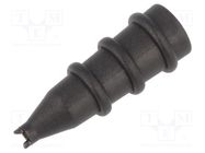 Protection cap for test probe; black 