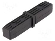 Mounting coupler; for profiles; polyamide; -30÷100°C; I: 50mm ELESA+GANTER