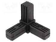 Mounting coupler; for profiles; Mat: polyamide; -30÷100°C; I: 56mm ELESA+GANTER