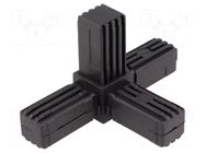 Mounting coupler; for profiles; polyamide; -30÷100°C; I: 56mm ELESA+GANTER