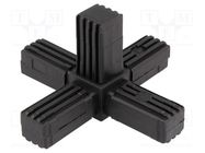 Mounting coupler; for profiles; polyamide; -30÷100°C; I: 56mm ELESA+GANTER