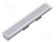 Profiles for LED modules; white; natural; L: 1m; LINEA-IN20 TOPMET