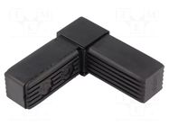Mounting coupler; for profiles; polyamide; -30÷100°C; I: 77mm ELESA+GANTER