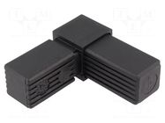 Mounting coupler; for profiles; polyamide; -30÷100°C; I: 77mm ELESA+GANTER