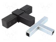 Mounting coupler; for profiles; polyamide; -30÷100°C; I: 77mm ELESA+GANTER