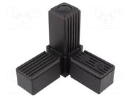 Mounting coupler; for profiles; polyamide; -30÷100°C; I: 77mm ELESA+GANTER