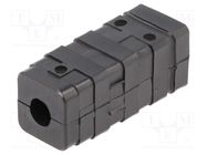 Mounting coupler; for profiles; W: 17mm; H: 42mm; Int.thread: M6 ELESA+GANTER