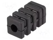 Mounting coupler; for profiles; W: 22mm; H: 42mm; Int.thread: M8 ELESA+GANTER
