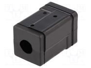 Mounting coupler; for profiles; W: 27mm; H: 42mm; Int.thread: M10 ELESA+GANTER