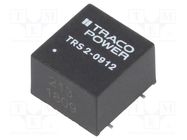 Converter: DC/DC; 2W; Uin: 4.5÷13.2V; Uout: 12VDC; Iout: 167mA; SMT TRACO POWER