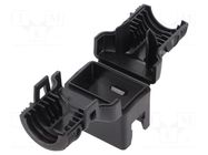 Cable holder; female; PIN: 12; straight; DT DEUTSCH
