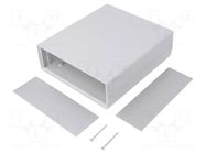 Enclosure: with panel; CAB; X: 154mm; Y: 173mm; Z: 54mm; ABS TEKO
