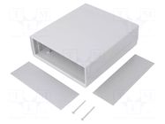 Enclosure: with panel; CAB; X: 154mm; Y: 173mm; Z: 54mm; ABS TEKO