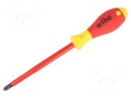 Screwdriver: insulated; Phillips; PH3; Blade length: 158mm; 1kVAC WIHA