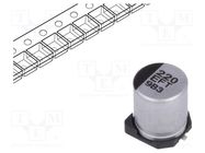 Capacitor: electrolytic; low ESR; SMD; 220uF; 25VDC; Ø6.3x7.7mm PANASONIC