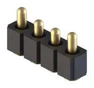 SPRING LOADED CONNECTOR, HEADER, 4POS