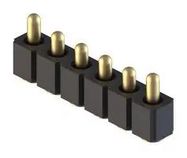 SPRING LOADED CONNECTOR, HEADER, 6POS