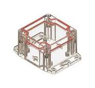 ENCLOSURE, FLANGED, CLEAR, PC