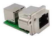 COUPLER, RJ45 JACK, 8POS, CAT5E, SHLD