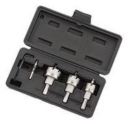 HOLE CUTTER KIT, CARBIDE TIPPED, 4PC