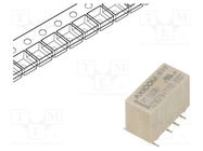 Relay: electromagnetic; DPDT; Ucoil: 5VDC; 2A; 0.5A/125VAC; SMT TE Connectivity