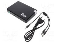 Power supply: router UPS; 15W; 5V,9V,12V; 160x105x28mm; 8.8Ah IPS