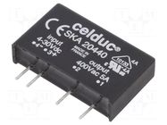 Relay: solid state; SPST-NO; Ucntrl: 4÷30VDC; 5A; 12÷460VAC; SKA CELDUC