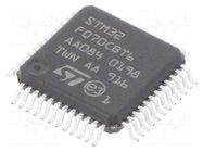 IC: STM32 ARM microcontroller; 48MHz; LQFP48; 2.4÷3.6VDC; STM32F0 STMicroelectronics