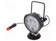 Lamp: working; 12W; 10÷30VDC; 6500K; -30÷60°C; 112x60x200mm; IP67 ELTA