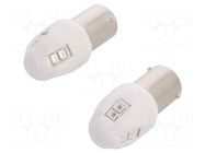 Filament lamp: automotive; BAU15S; orange; 12V; 1W; VISIONPRO LED ELTA