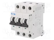 Circuit breaker; 230/400VAC; Inom: 1A; Poles: 3; Charact: C; 15kA EATON ELECTRIC