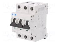 Circuit breaker; 230/400VAC; Inom: 4A; Poles: 3; Charact: C; 15kA EATON ELECTRIC