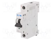 Circuit breaker; 250VDC; Inom: 6A; Poles: 1; for DIN rail mounting EATON ELECTRIC