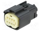 Connector: wire-wire; MX150; female; plug; for cable; PIN: 8; 3.5mm MOLEX