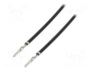 Cable with connectors; Standard .062" male,both sides; 22AWG MOLEX