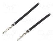 Cable with connectors; Standard .062" male,both sides; 22AWG MOLEX