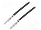 Cable; tinned; 0.3m; Standard .062" male; 18AWG MOLEX