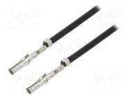 Cable; tinned; 0.15m; Standard .062" female; 18AWG MOLEX