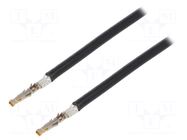 Cable with connectors; 0.3m; Mega-Fit female; 12AWG MOLEX