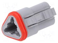 Connector: automotive; plug; female; ML-XT; PIN: 3; IP69K; for cable MOLEX
