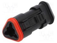 Connector: automotive; ML-XT; female; plug; for cable; PIN: 3; black MOLEX