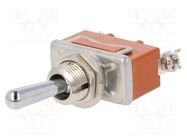 Switch: toggle; Pos: 2; SPDT; ON-ON; 15A/250VAC; 15A/30VDC; -25÷85°C PANASONIC