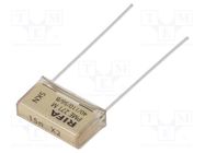 Capacitor: paper; X2; 15nF; 275VAC; 15.2mm; ±20%; THT; PME271M KEMET